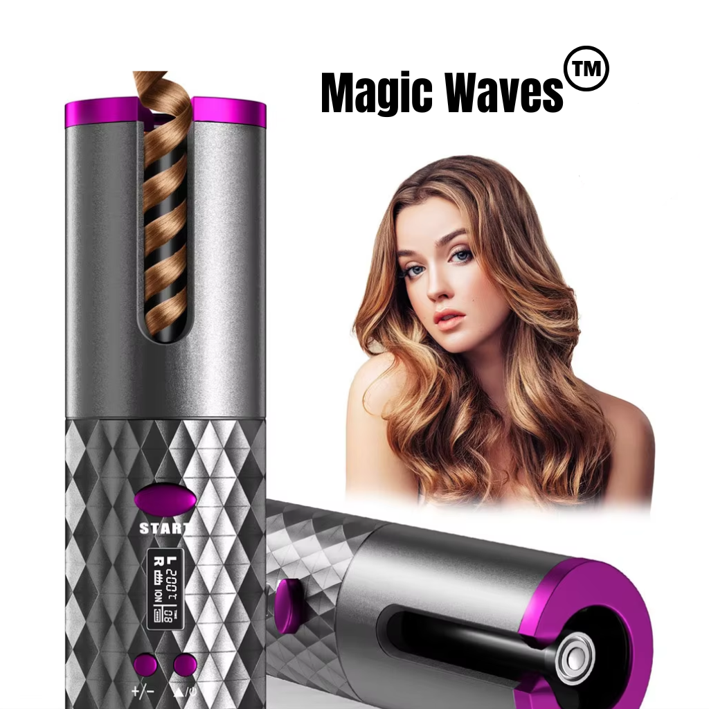 Magic Waves™ Rizador de Pelo Automático Inalámbrico