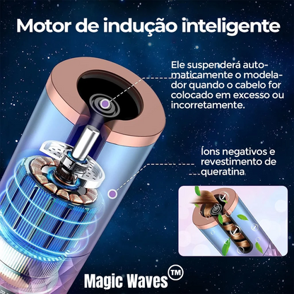 Magic Waves™ Rizador de Pelo Automático Inalámbrico